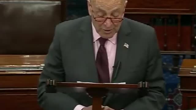 Chuck Schumer: "Before the day is over, every member of this body will make a choice"