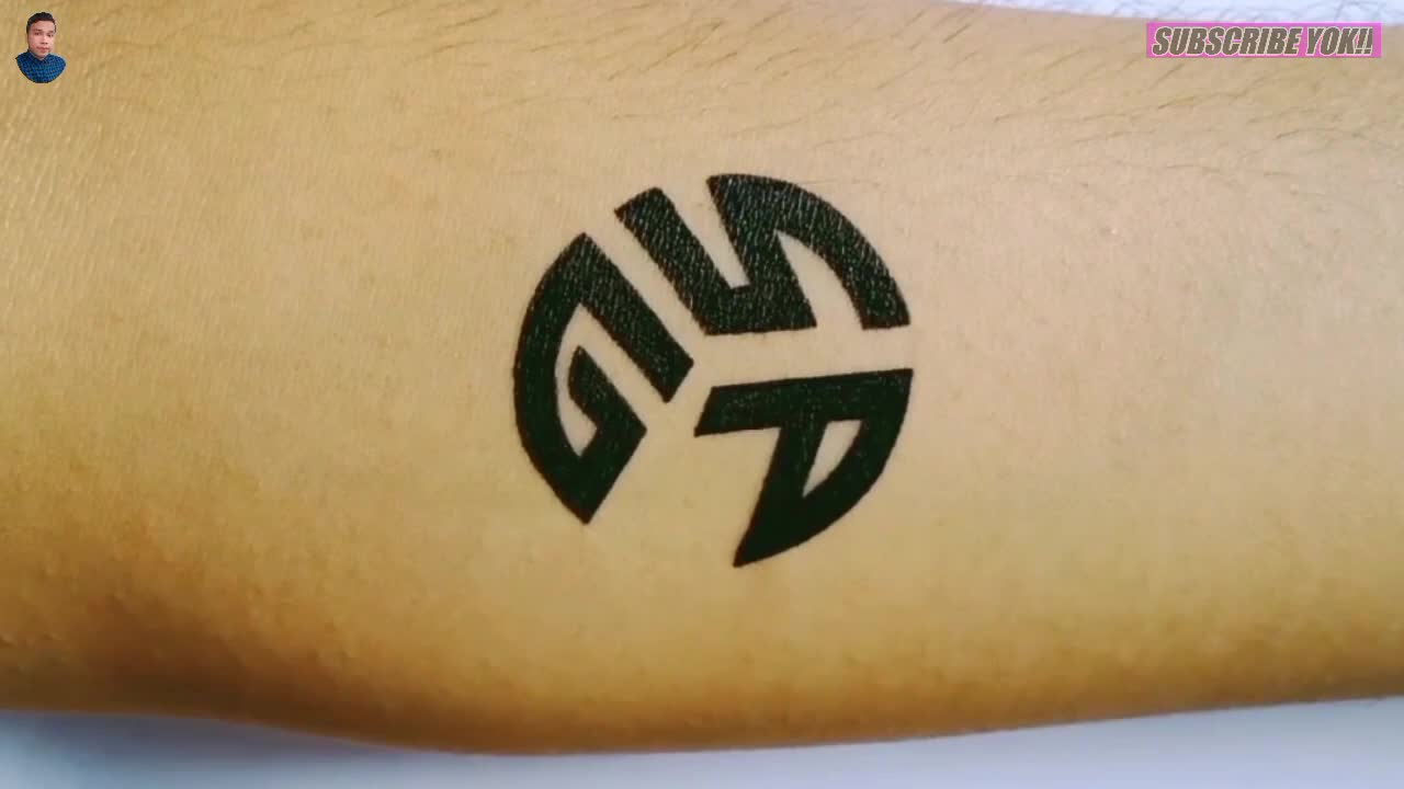 How to Make a Logo Design Tattoo Using a Pen