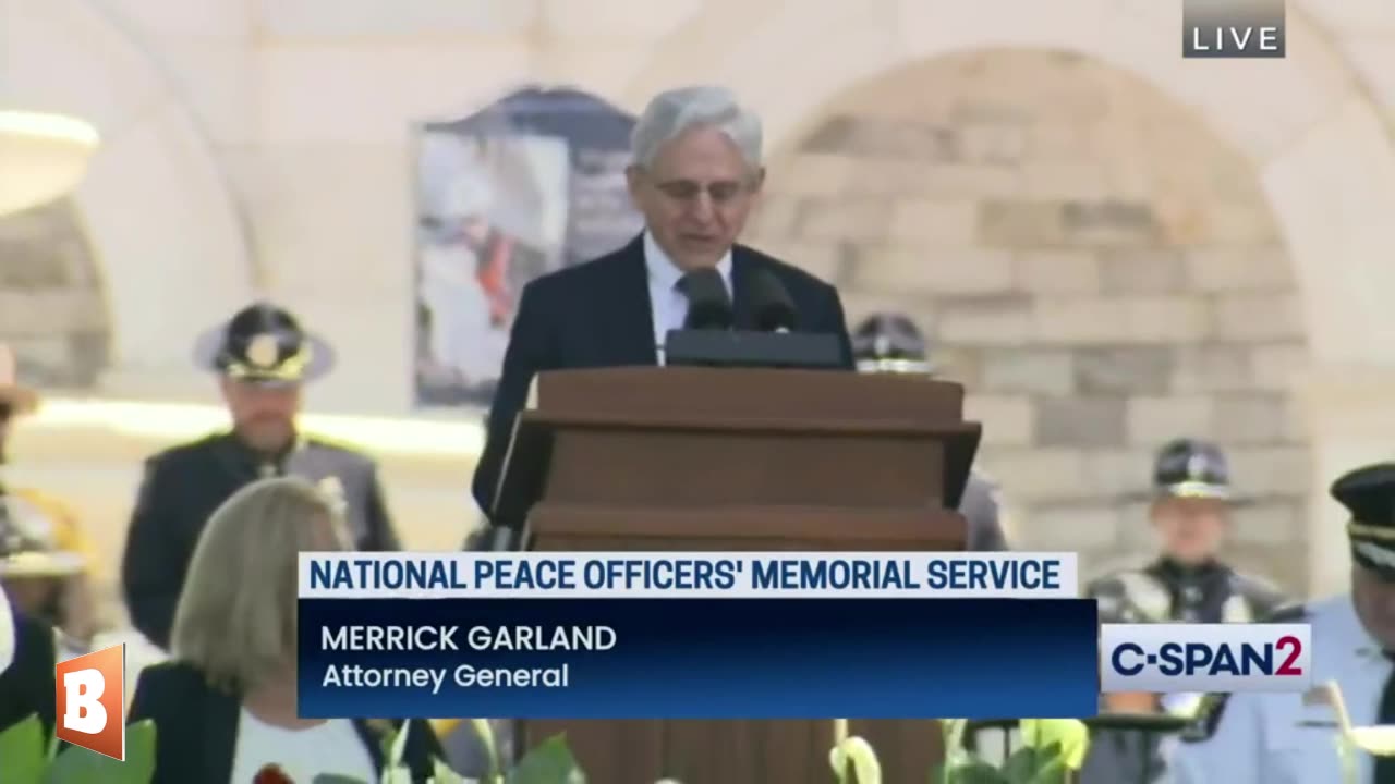 MOMENTS AGO: AG Merrick Garland delivering remarks...