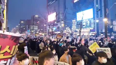 South Korea rises today to call for an end to COVID law.