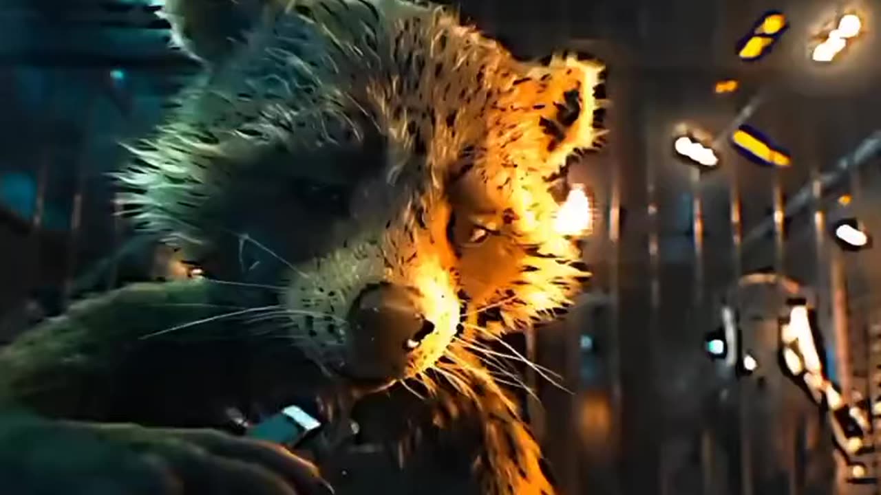 Rocket sad angry moment in guardian of the galaxy 🌌 #viral