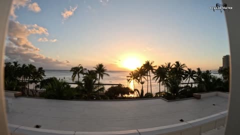 Hawai'ian Sunset Time Lapse