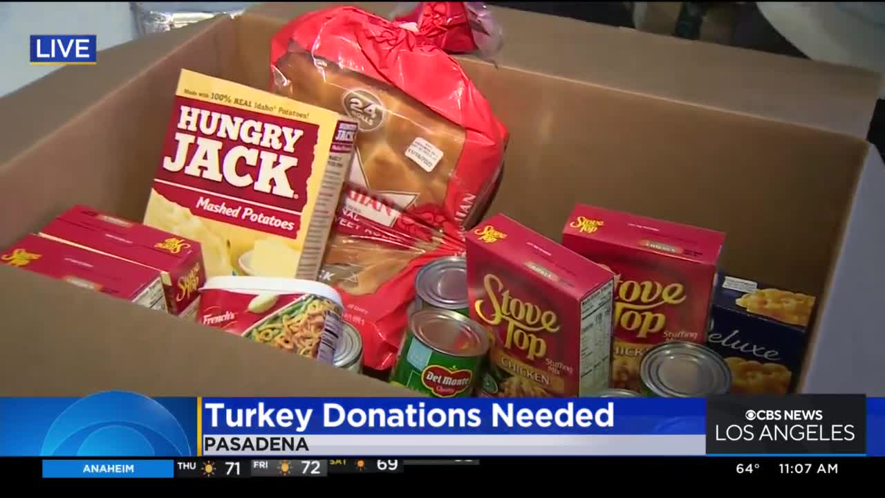 Turkeys needed for Union Station Thanksgiving meals