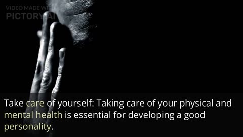 developing a good personality