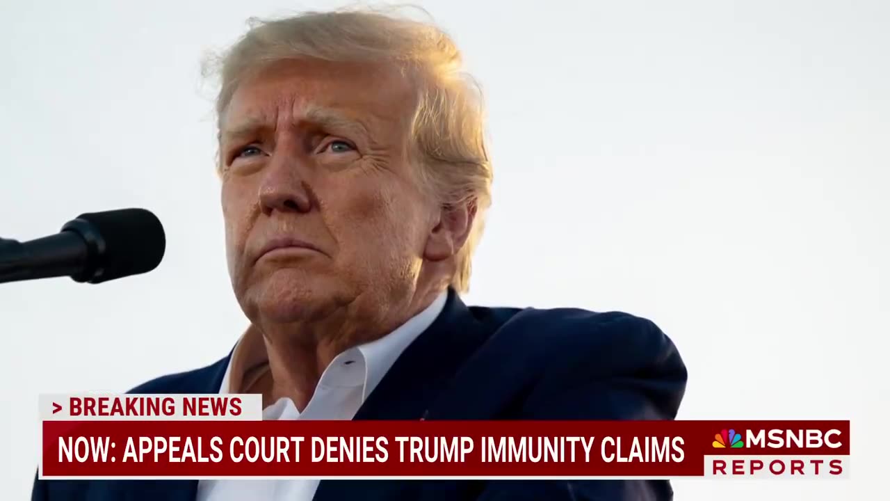 JUST IN: Donald Trump cannot claim presidential immunity to defend himself from criminal prosecution