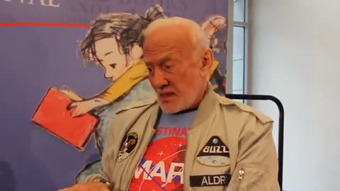 BUZZ ALDRIN " BECAUSE WE DIDNT GO THERE"