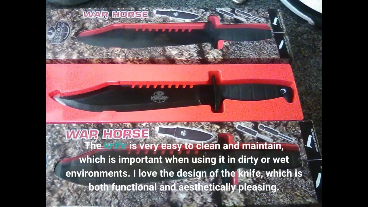 Buyer Reviews: Mossy Oak Survival Hunting Knife with Sheath, 15-inch Fixed Blade Tactical Bowie...