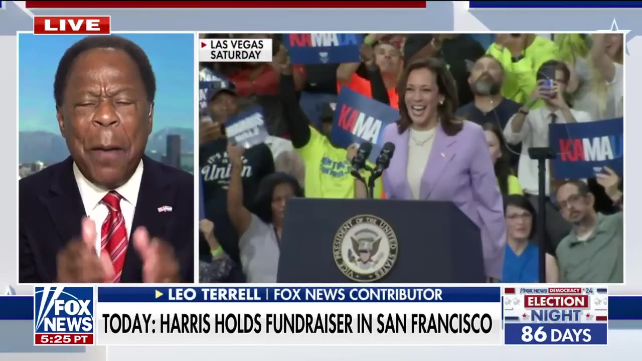 'NO MORAL COMPASS': Kamala Harris is focused on power, control, says Leo Terrell