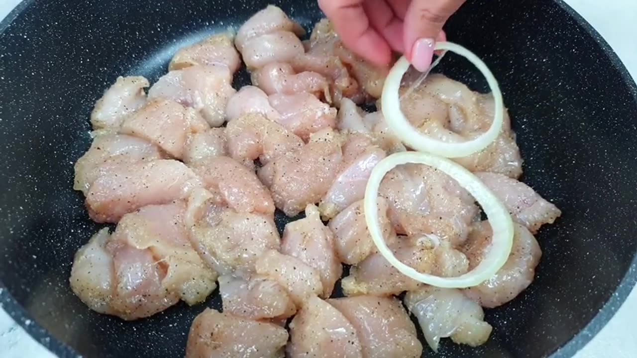 I don't fry chicken breast anymore! I cook this tasty and juicy dish every week