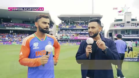 Virat Kohli Hindi interview after winning the T20 World Cup 2024