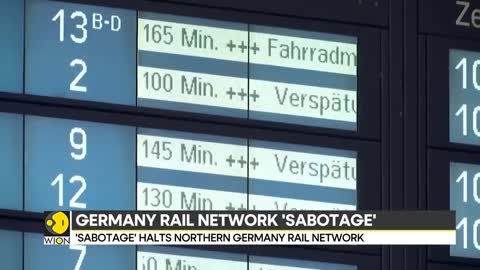 'Sabotage' halts northern Germany rail network | Latest International News | English News | WION