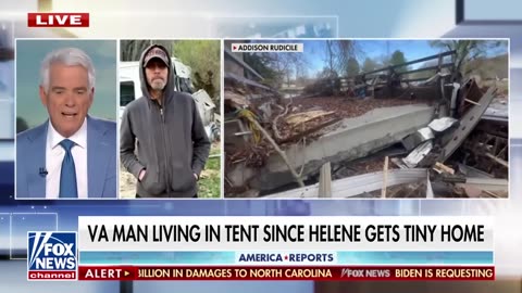 VA man living in tent since Helene gets a new home 'I'm speechless ... so very blessed'