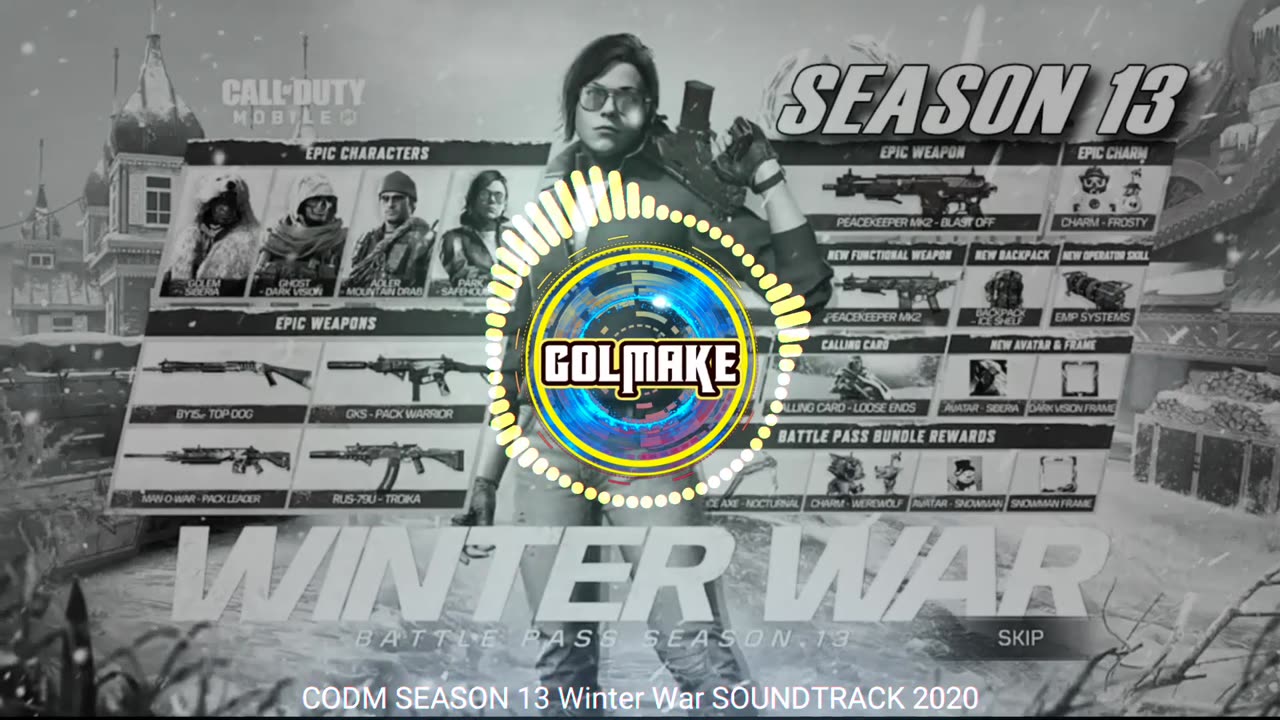 CALL OF DUTY MOBILE - SEASON 13 - Winter War - SOUNDTRACK - 2020 - CODM