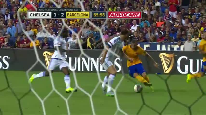 🌹Barcelona's Sandro curls in beauty against Chelsea - 2015 International Champions Cup Highlights🌹