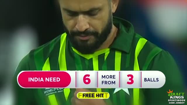 Crazy final over between India and Pakistan a breakdown