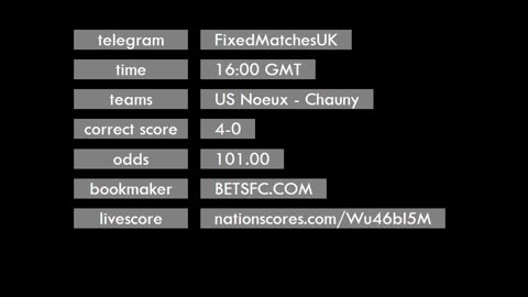 Free Fixed Matches - 13/11/2024