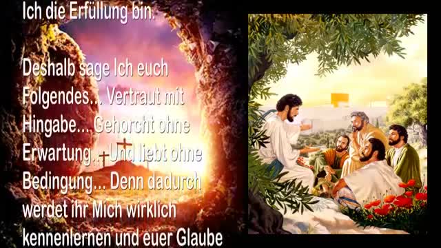 Dient Mir jetzt, wie Ich euch geliebt habe... Abseits von Mir gibt es kein Leben 🎺 Trompete Gottes