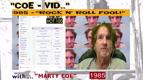COE VID ROCK N ROLL FOOL #9 - 1985
