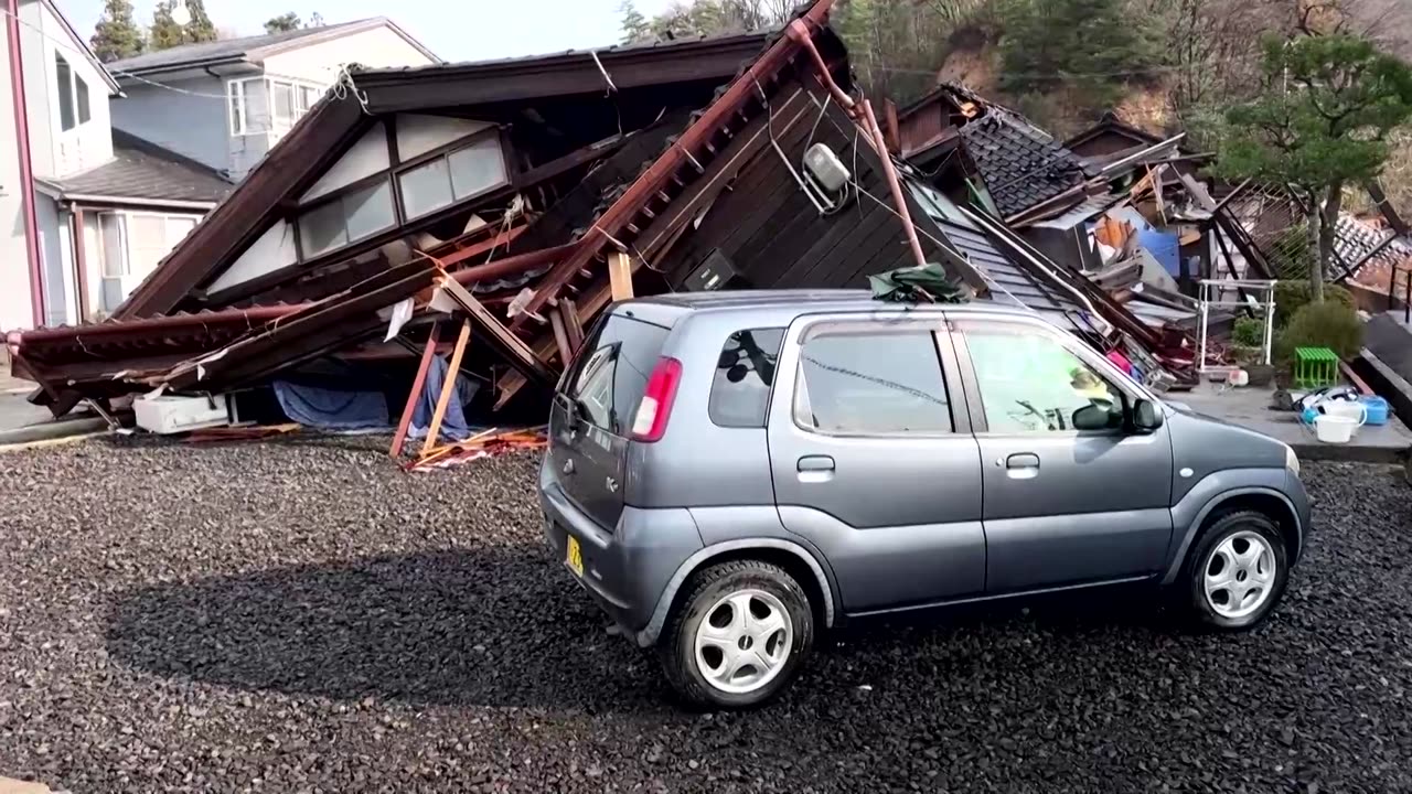 Families sleep in cars over Japan aftershock fears