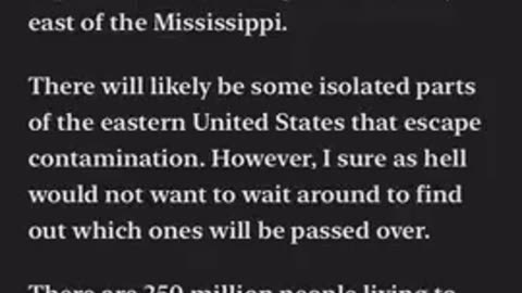 ⚠️ Evacuate The East Coast NOW ; Ohio Chemical Fallout