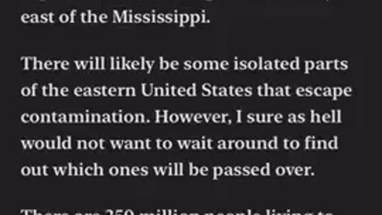 ⚠️ Evacuate The East Coast NOW ; Ohio Chemical Fallout