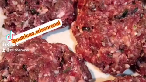 soy burger with minced meat