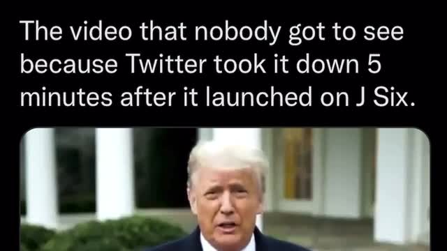 The Video Trump Was Deleted From Twitter For