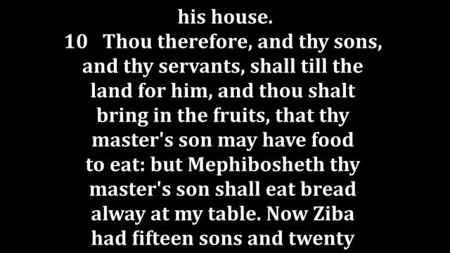 2 Samuel 9 King James version