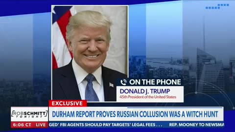 President Trump's response to the Durham Report