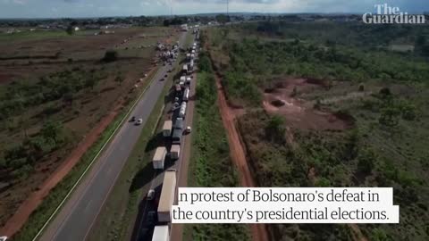 Brazil: Bolsonaro supporters block roads in protest against election defeat