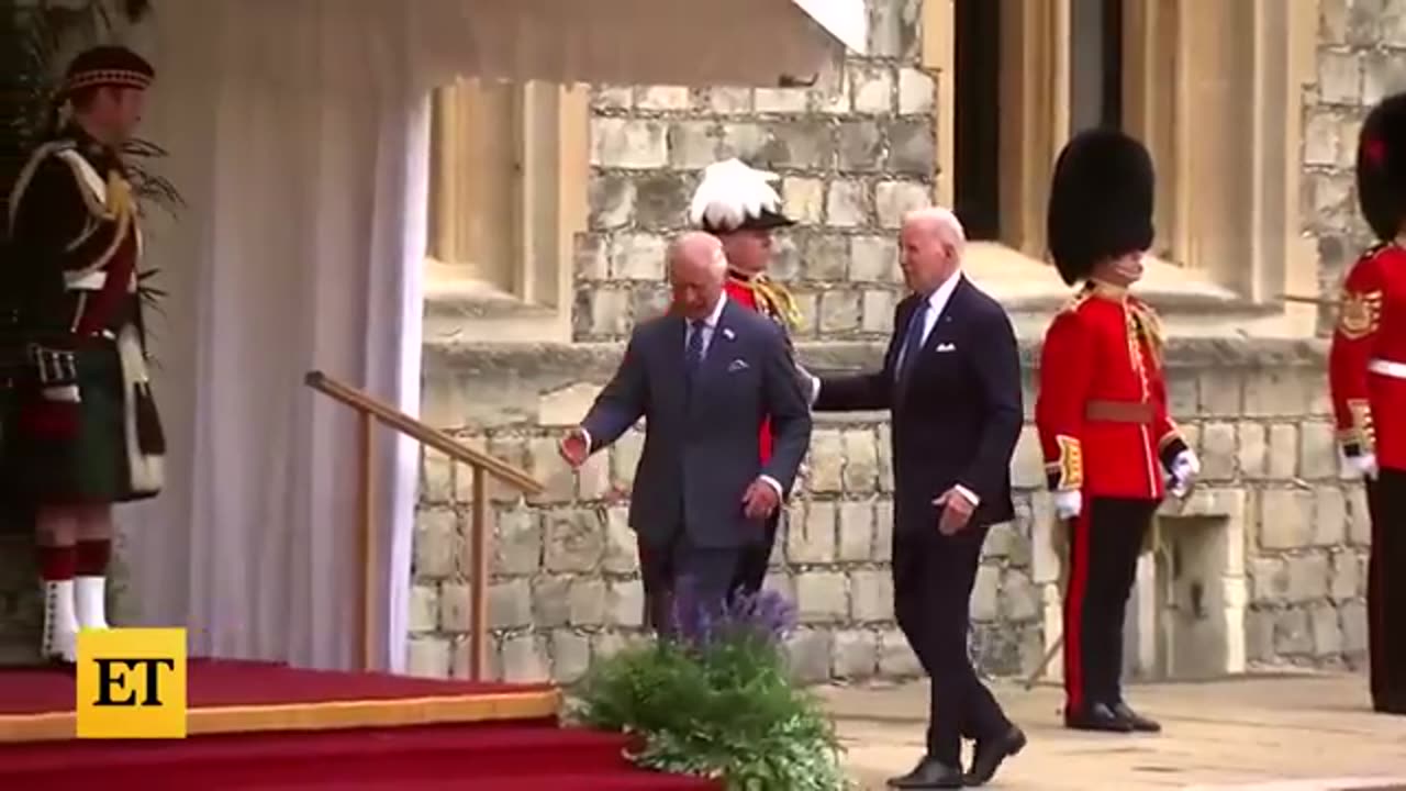 President Joe Biden Causes STIR by Patting King Charles on the Back!