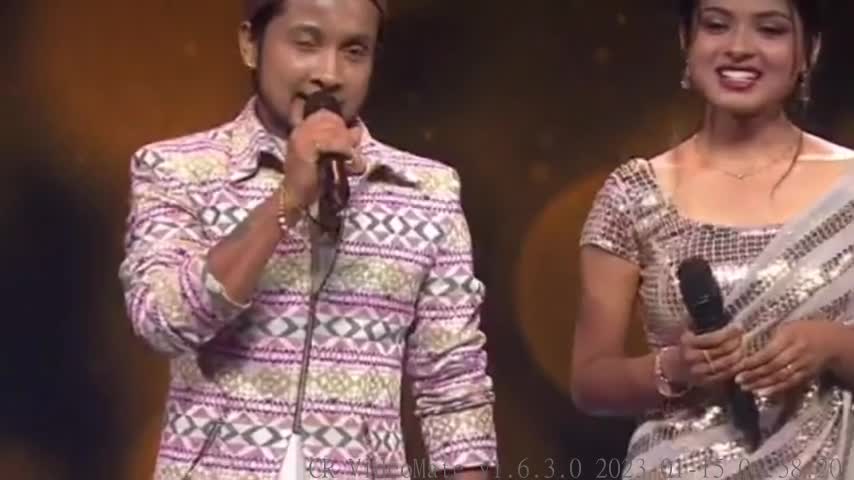 Arunita kanjilal के साथ pawndeep प्यार का नजर पहली बार ऐसाSuperstar singar2 के मंच परlove song