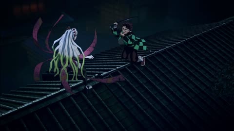 🔥 Tanjiro's Epic Battle with Daki - Part 2 (Demon Slayer Season 2, English Subtitles)