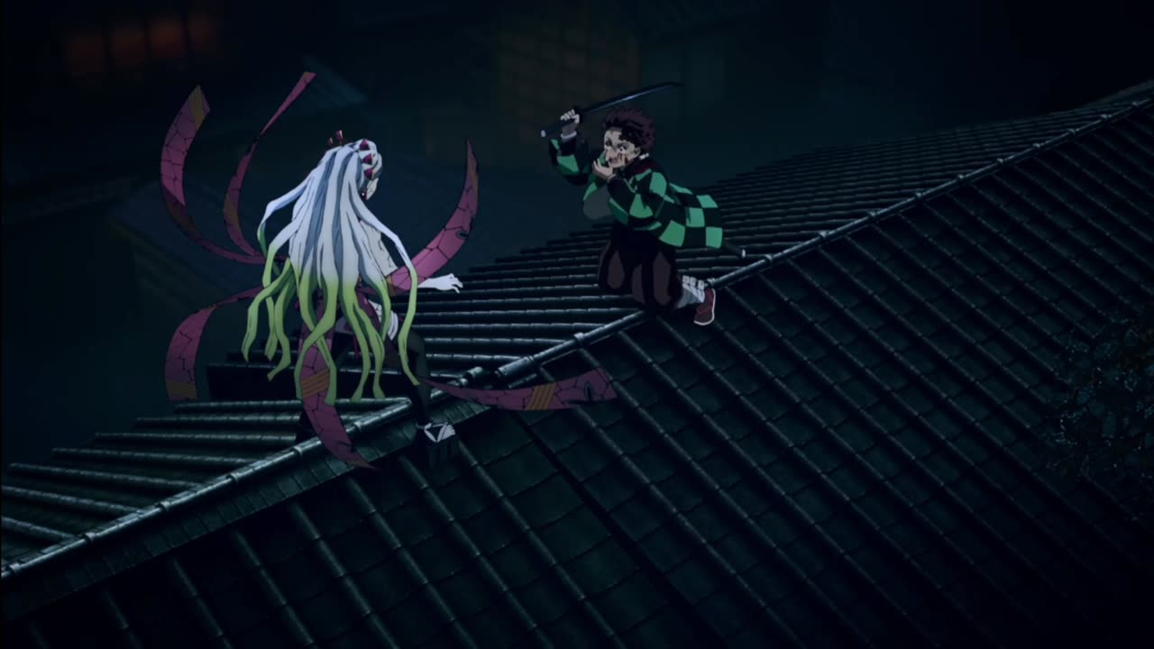 🔥 Tanjiro's Epic Battle with Daki - Part 2 (Demon Slayer Season 2, English Subtitles)