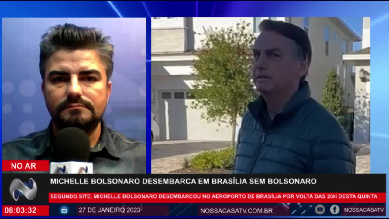 BOLSONARO DEVE RETORNAR AO BRASIL A QUALQUER MOMENTO