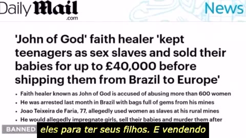 Oprah promove João de Deus, traficante de pessoas