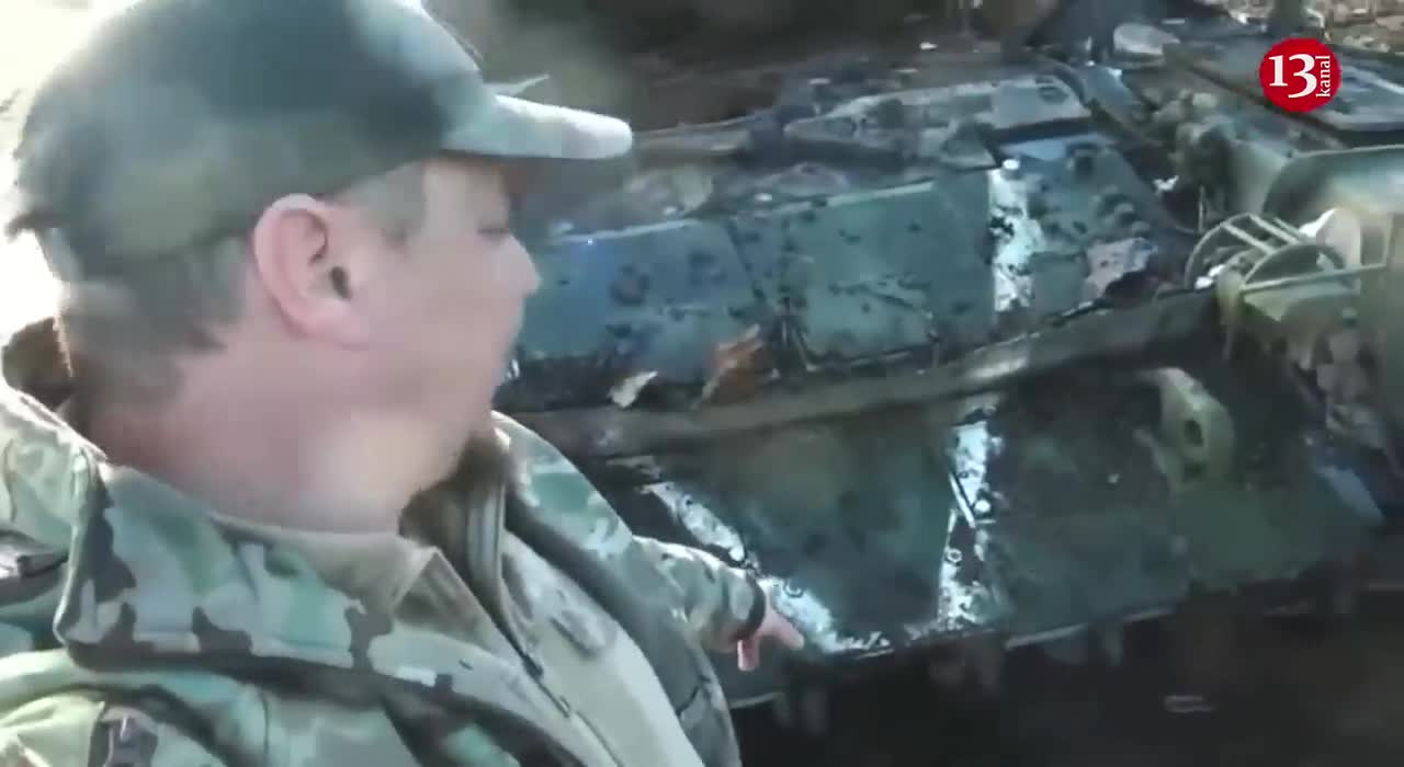 “The tank abandoned by Russians fleeing Kherson is now ours, it will hit Russians themselves”