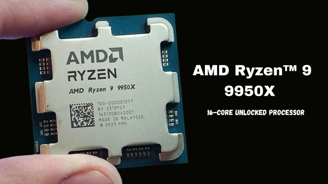 AMD Ryzen™ 9 9950X 16-Core Unlocked Processor