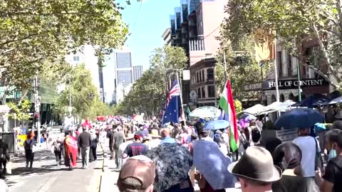 Against Tyranny World wide Rally Melbourne 19 03 2022