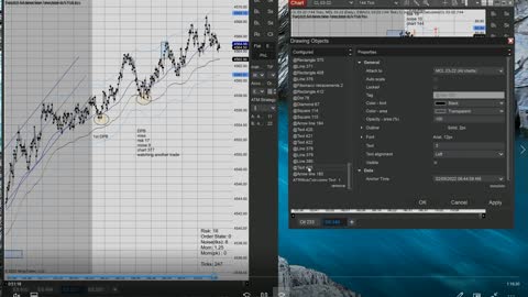 Momentum Day Trading ES GC CL 2022 02 09