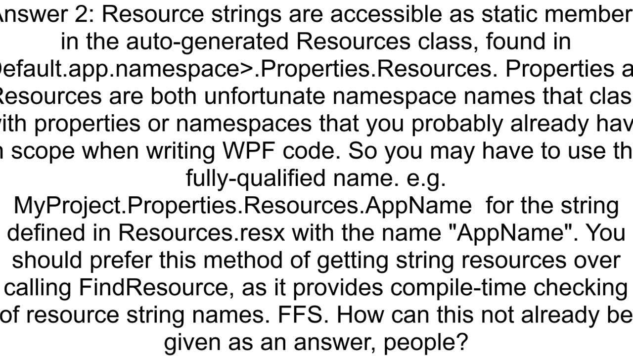 How to get a string resource in C WPF