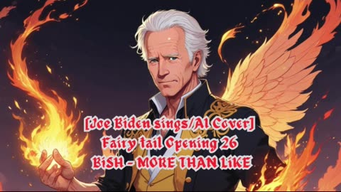 [Joe Biden sings/AI Cover] Fairy tail Opening 26 | BiSH - MORE THAN LiKE