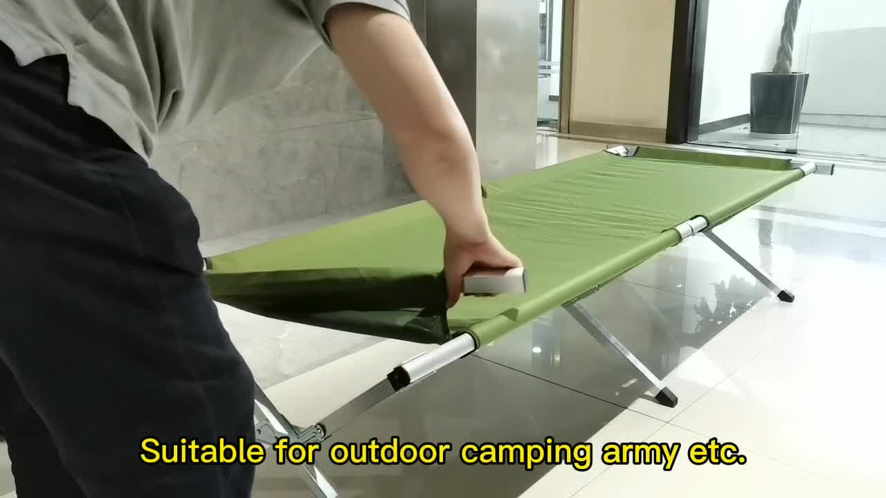 Supplier Of Oxford Foldaway Bed Folding Army Cot Aluminum In China Best Price