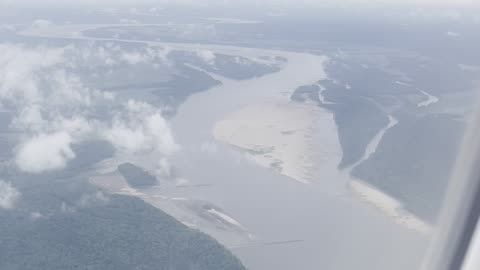 Rio Mississippi vista aérea