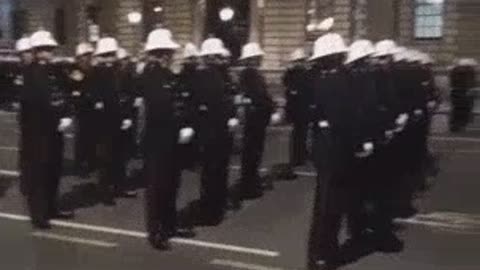 Trooping the color