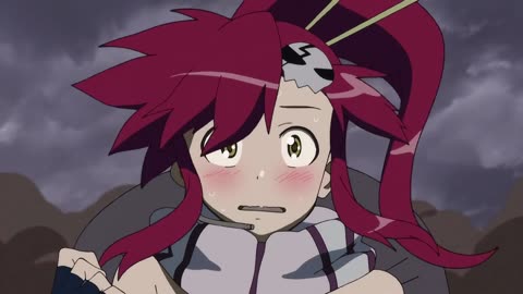 Gurren Lagann - Yoko blushing