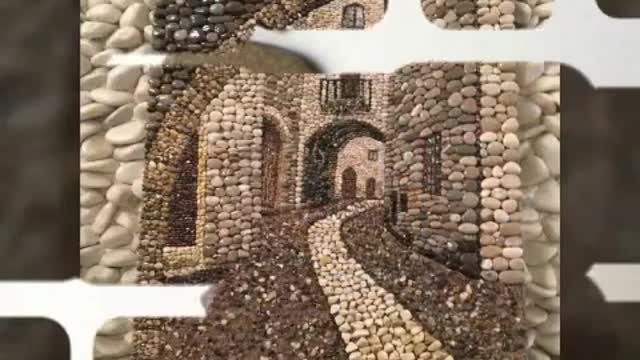 unique and latest pebble painting best stone painting art