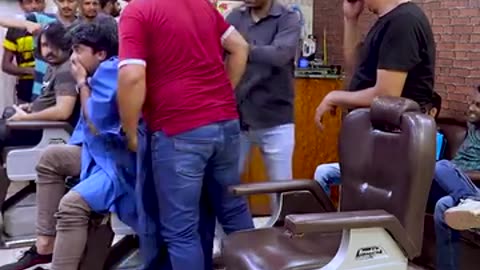 Crazy Moments of Masti During Haircuts
