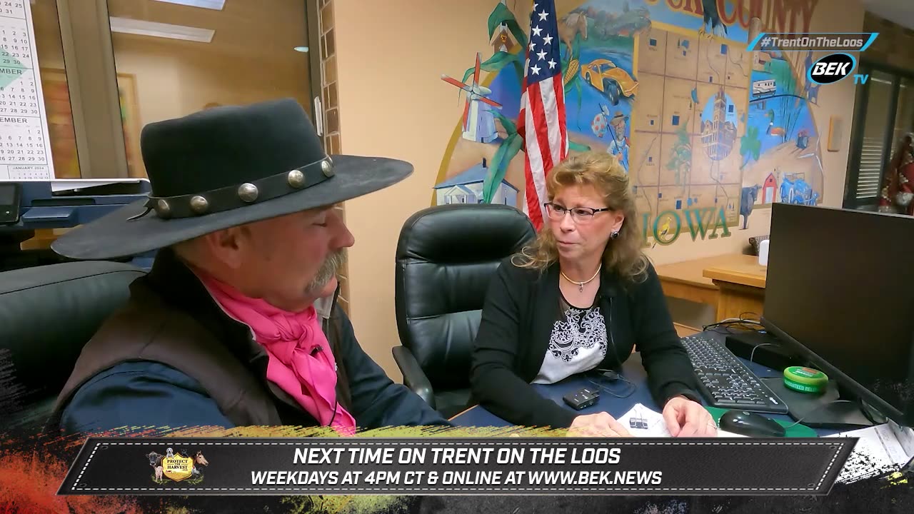 Sis Greiman from Hancock County, Iowa has quote of the year.