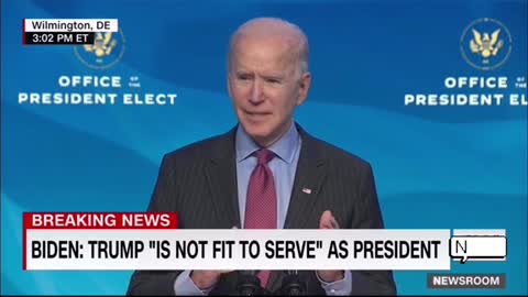 Joe Biden Thinks Trump Should “Go Home Now ”